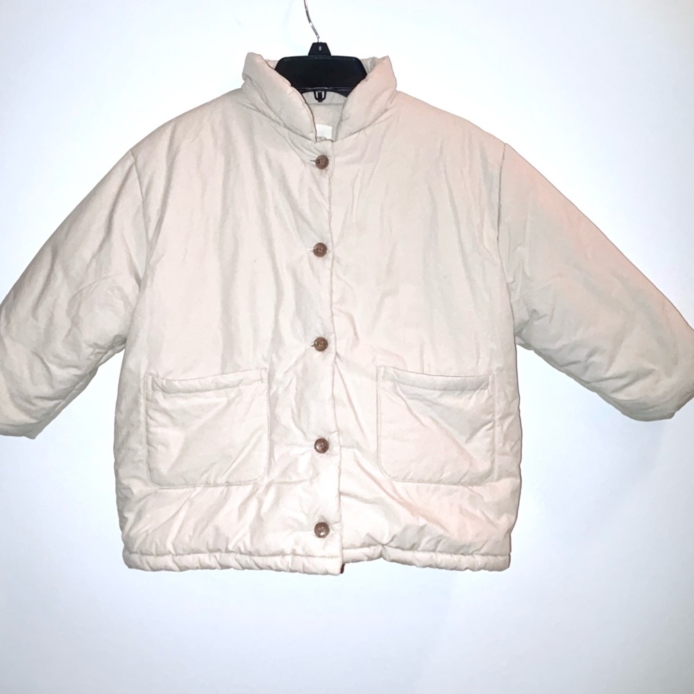 Kids Disco Bonbon Beige Puffer Jacket size L (5/6)